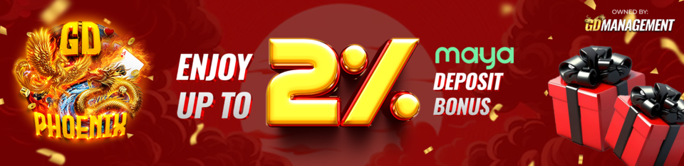 GD PHOENIX Every Deposit 2% Cashback Bonus!