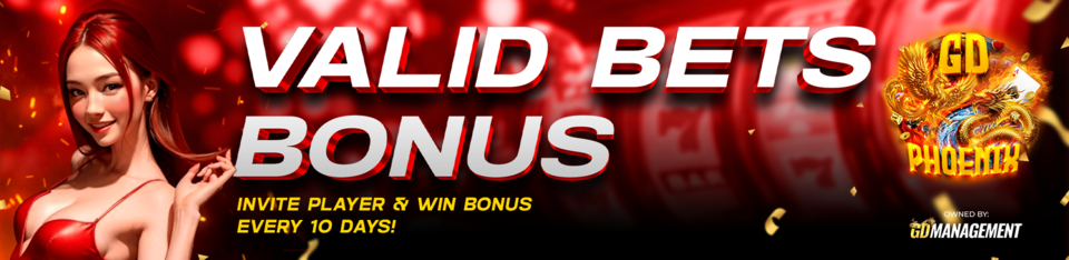 GD PHOENIX Casino Valid Bet Rebate Bonus!